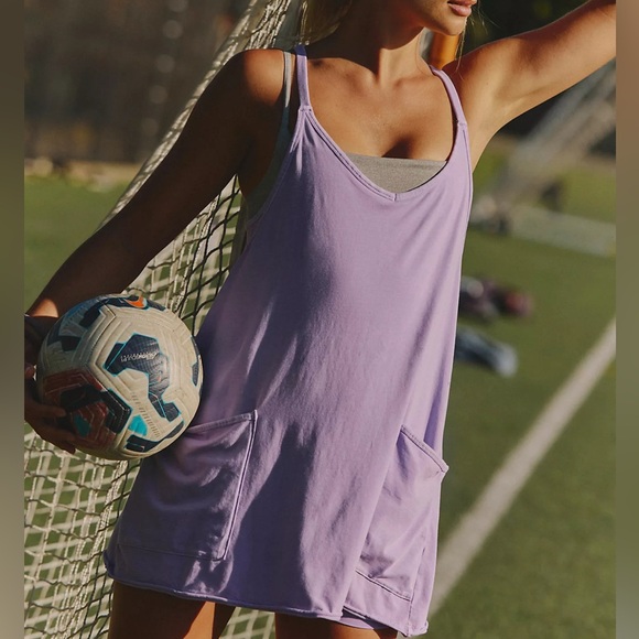 FP Movement by Free People Dresses & Skirts - FP Movement Hot Shot Lilac Romper/Dress